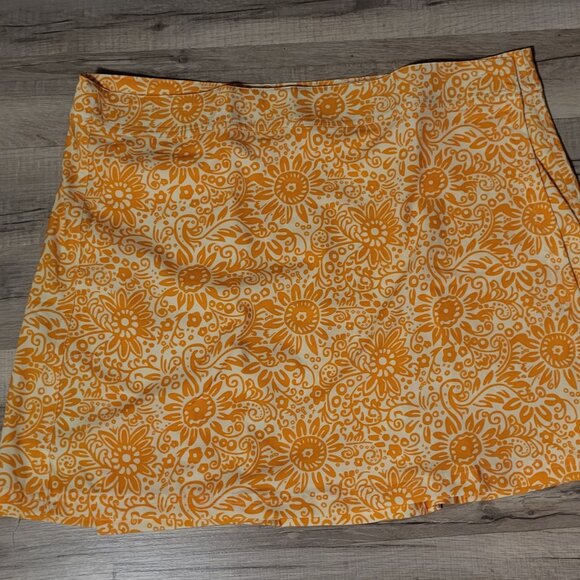 RipSkirt Hawaii Skirt Large 12- 14 Yellow Tuscan Sunflower Length 1 NWT - Picture 10 of 15
